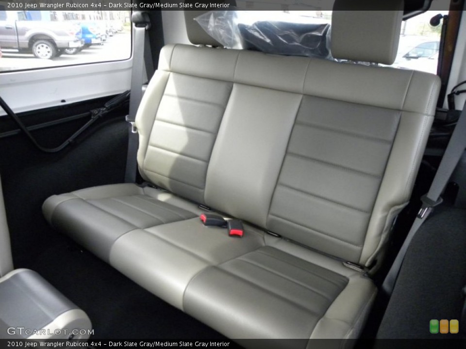 Dark Slate Gray/Medium Slate Gray Interior Photo for the 2010 Jeep Wrangler Rubicon 4x4 #61795325