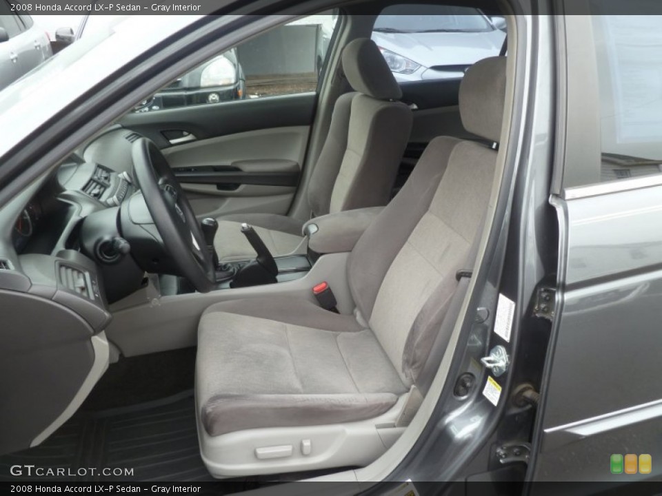Gray Interior Photo for the 2008 Honda Accord LX-P Sedan #61797281