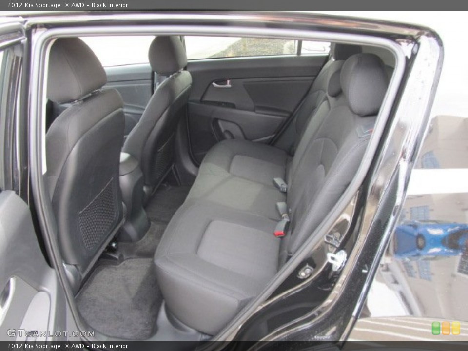 Black Interior Photo for the 2012 Kia Sportage LX AWD #61797599