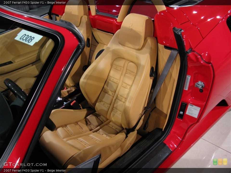 Beige Interior Photo for the 2007 Ferrari F430 Spider F1 #617984