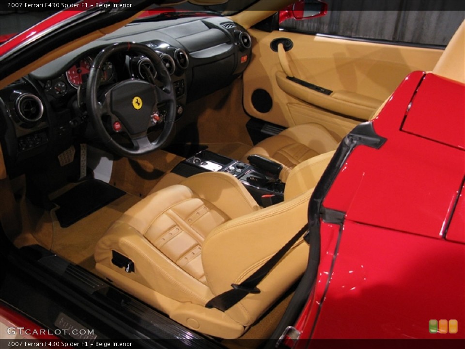 Beige Interior Photo for the 2007 Ferrari F430 Spider F1 #617991