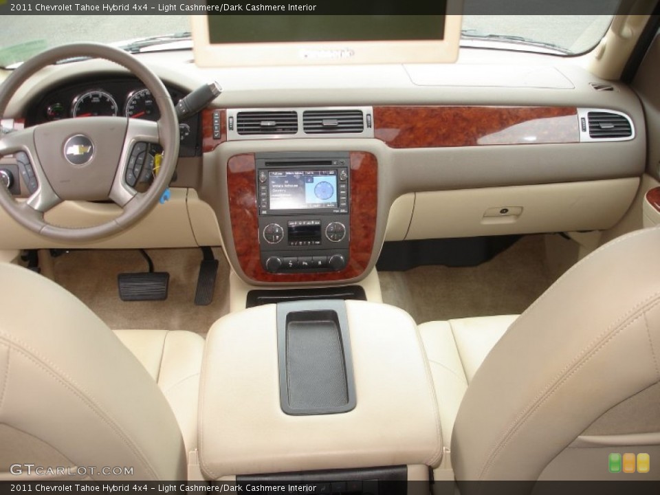Light Cashmere/Dark Cashmere Interior Dashboard for the 2011 Chevrolet Tahoe Hybrid 4x4 #61799324