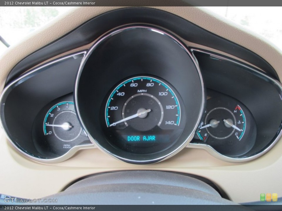 Cocoa/Cashmere Interior Gauges for the 2012 Chevrolet Malibu LT #61800596
