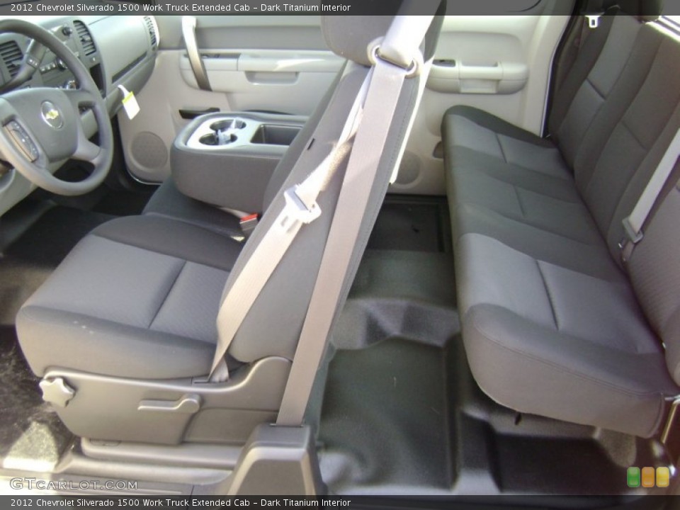 Dark Titanium Interior Photo for the 2012 Chevrolet Silverado 1500 Work Truck Extended Cab #61801094