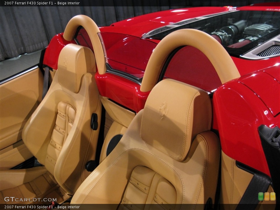 Beige Interior Photo for the 2007 Ferrari F430 Spider F1 #618034