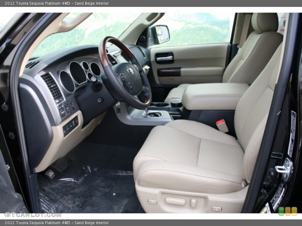 Sand Beige Interior Photo for the 2012 Toyota Sequoia Platinum 4WD #61803470