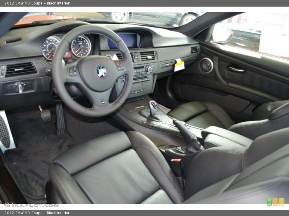 Black Interior Prime Interior for the 2012 BMW M3 Coupe #61803812