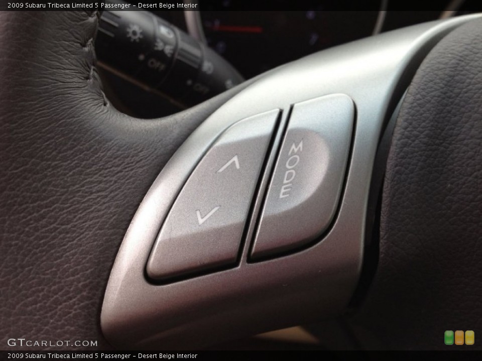 Desert Beige Interior Controls for the 2009 Subaru Tribeca Limited 5 Passenger #61804091