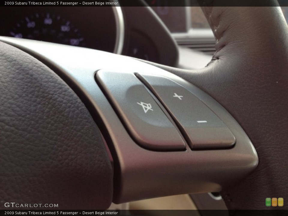 Desert Beige Interior Controls for the 2009 Subaru Tribeca Limited 5 Passenger #61804100