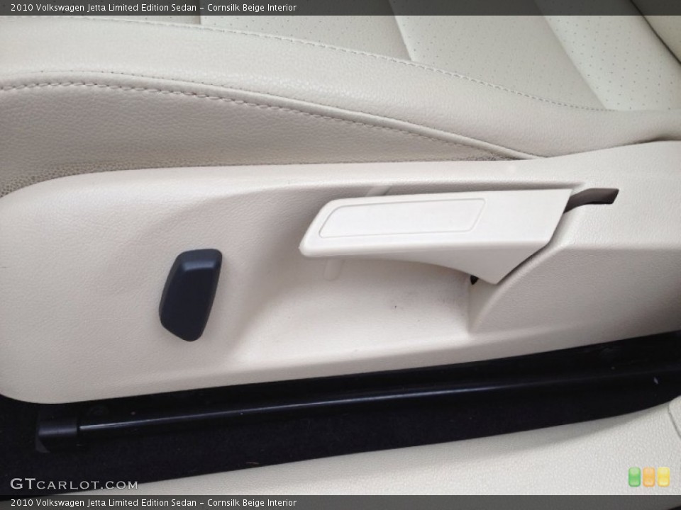 Cornsilk Beige Interior Front Seat for the 2010 Volkswagen Jetta Limited Edition Sedan #61805346