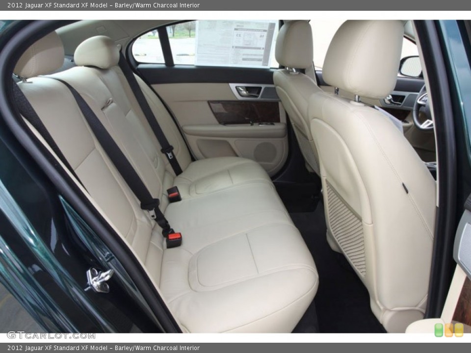 Barley/Warm Charcoal Interior Rear Seat for the 2012 Jaguar XF  #61805549
