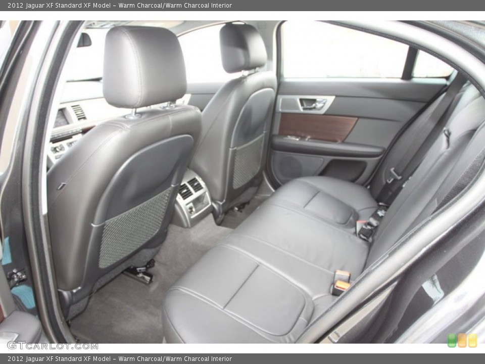 Warm Charcoal/Warm Charcoal Interior Rear Seat for the 2012 Jaguar XF  #61806221