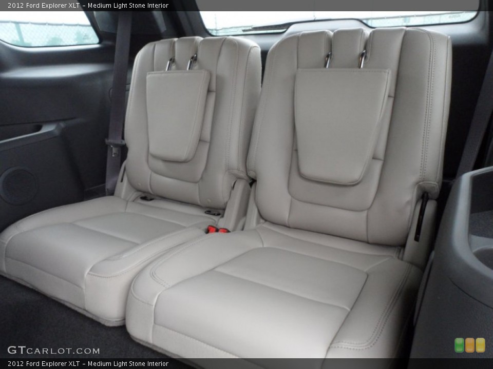 Medium Light Stone Interior Rear Seat for the 2012 Ford Explorer XLT #61812326