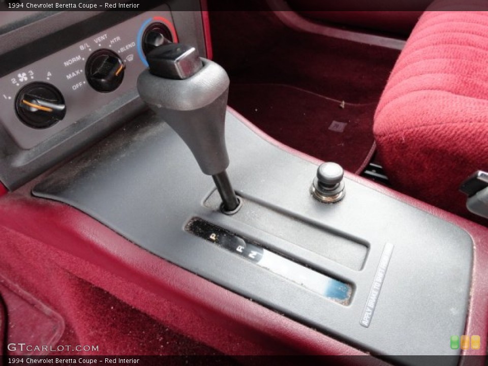 Red Interior Transmission for the 1994 Chevrolet Beretta Coupe #61816619
