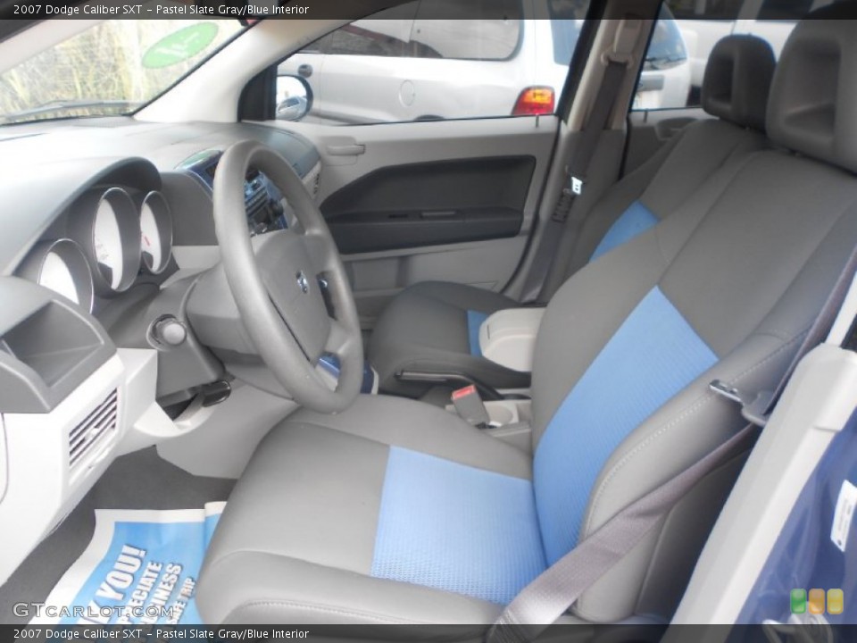 Pastel Slate Gray/Blue Interior Front Seat for the 2007 Dodge Caliber SXT #61818635