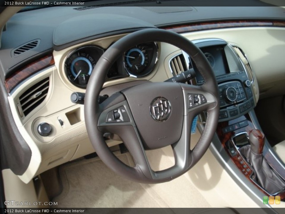 Cashmere Interior Steering Wheel for the 2012 Buick LaCrosse FWD #61819169