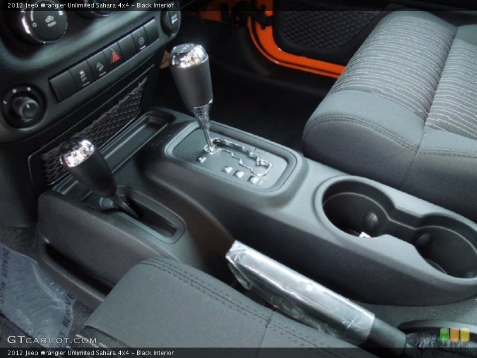 Black Interior Transmission for the 2012 Jeep Wrangler Unlimited Sahara 4x4 #61820015
