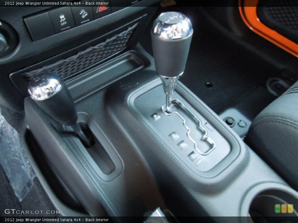 Black Interior Transmission for the 2012 Jeep Wrangler Unlimited Sahara 4x4 #61820021