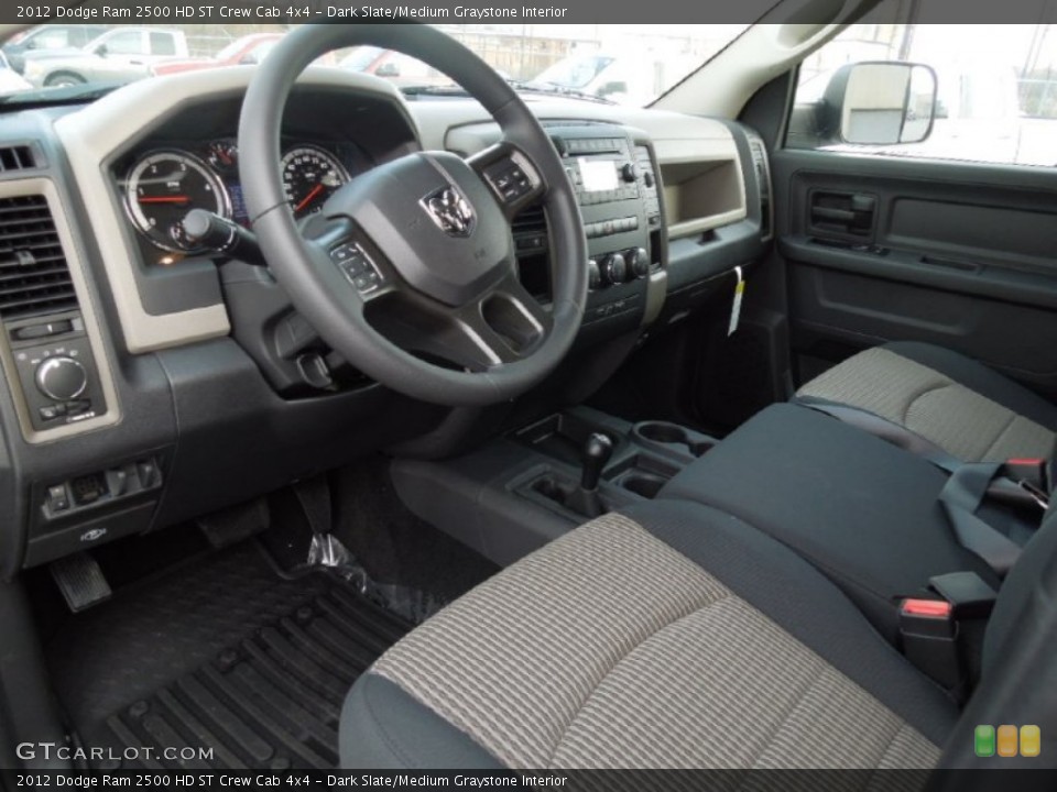 Dark Slate/Medium Graystone Interior Prime Interior for the 2012 Dodge Ram 2500 HD ST Crew Cab 4x4 #61820579