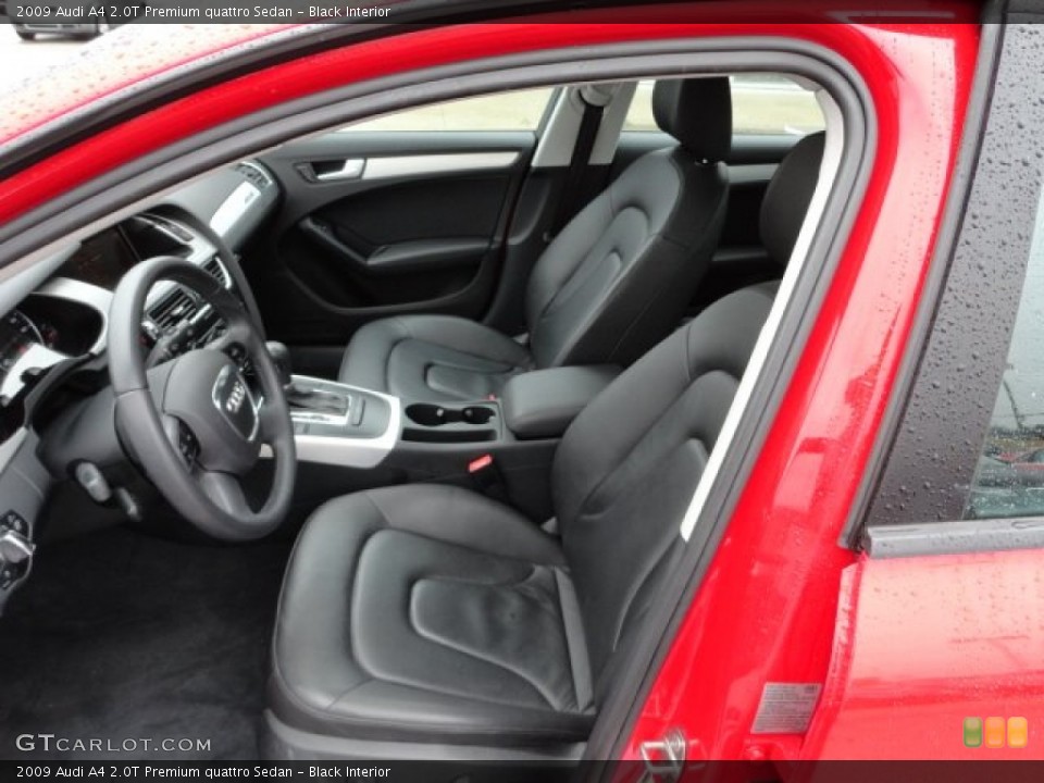 Black Interior Front Seat for the 2009 Audi A4 2.0T Premium quattro Sedan #61821722