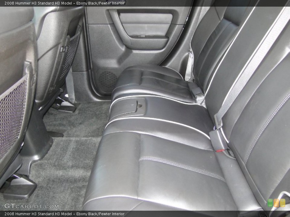 Ebony Black/Pewter Interior Photo for the 2008 Hummer H3  #61823480
