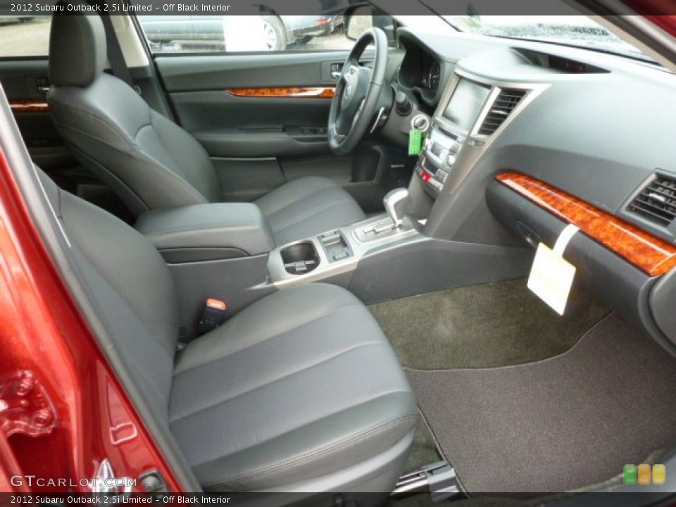 Off Black Interior Photo for the 2012 Subaru Outback 2.5i Limited #61826606