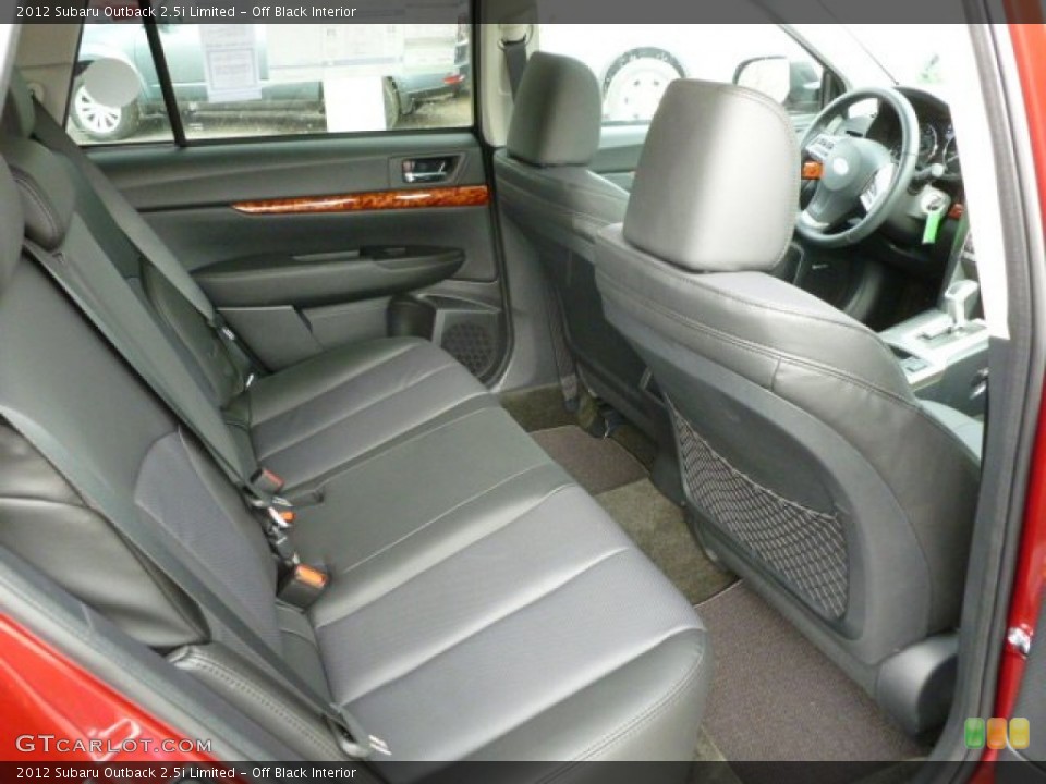 Off Black Interior Photo for the 2012 Subaru Outback 2.5i Limited #61826618