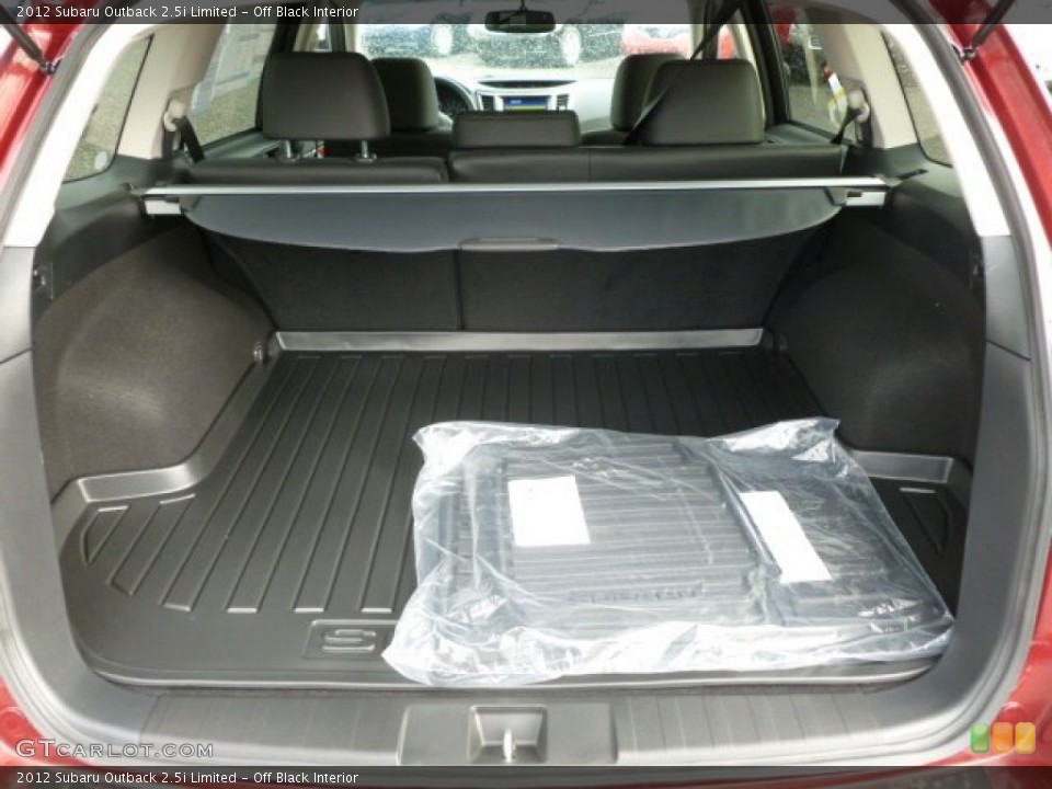 Off Black Interior Trunk for the 2012 Subaru Outback 2.5i Limited #61826624