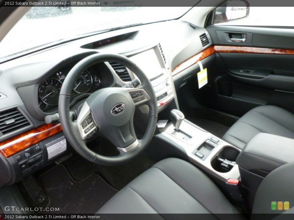 Off Black Interior Photo for the 2012 Subaru Outback 2.5i Limited #61826642