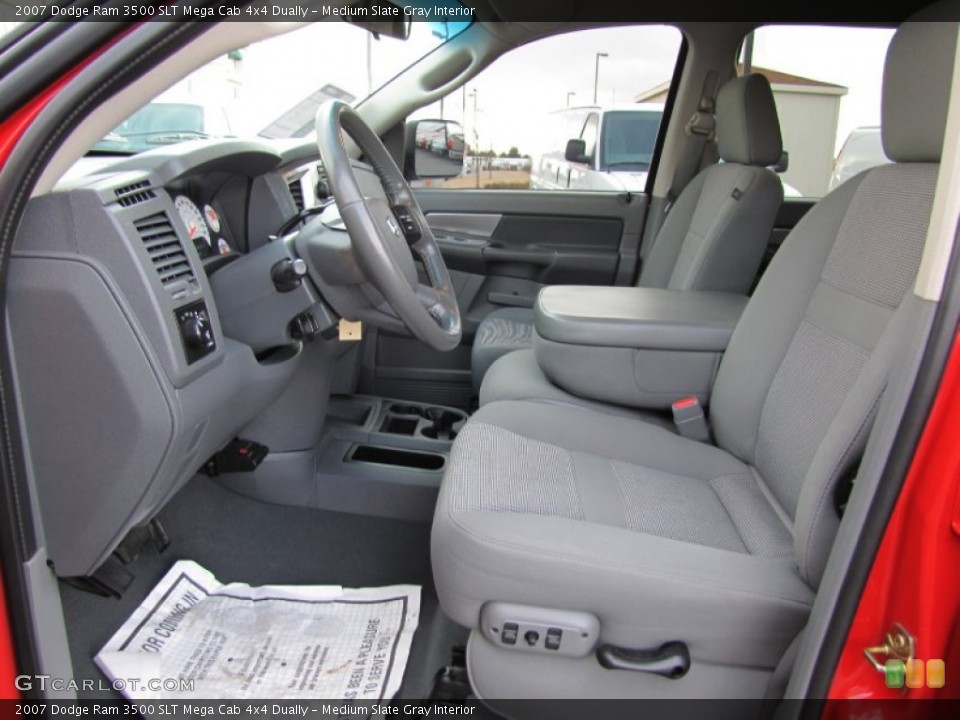 Medium Slate Gray Interior Photo for the 2007 Dodge Ram 3500 SLT Mega Cab 4x4 Dually #61834515