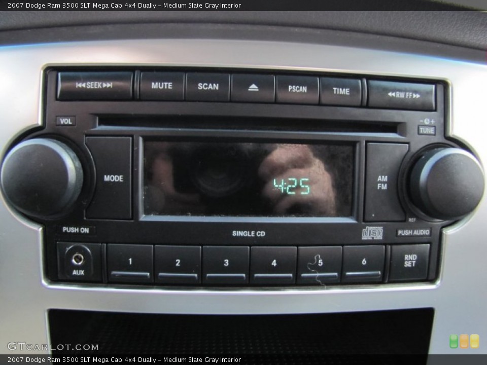 Medium Slate Gray Interior Audio System for the 2007 Dodge Ram 3500 SLT Mega Cab 4x4 Dually #61834632