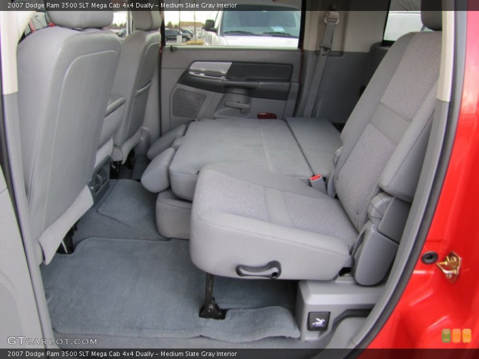 Medium Slate Gray Interior Rear Seat for the 2007 Dodge Ram 3500 SLT Mega Cab 4x4 Dually #61834706