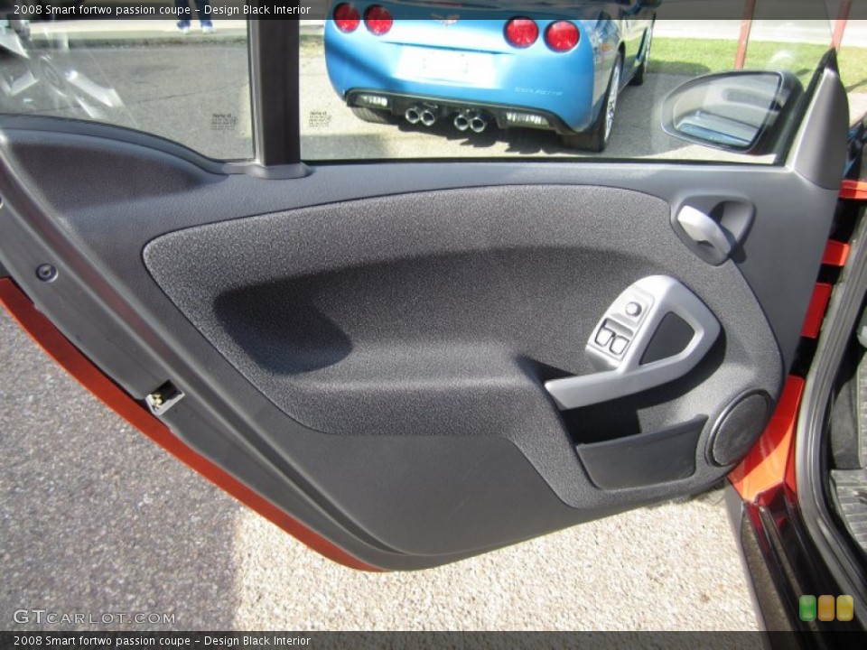Design Black Interior Door Panel for the 2008 Smart fortwo passion coupe #61835463