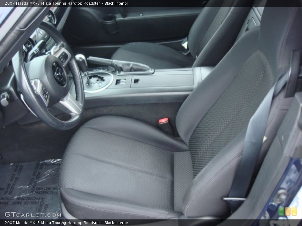Black Interior Photo for the 2007 Mazda MX-5 Miata Touring Hardtop Roadster #61835508