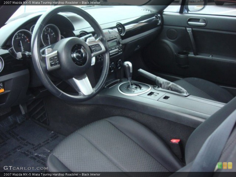 Black Interior Photo for the 2007 Mazda MX-5 Miata Touring Hardtop Roadster #61835514