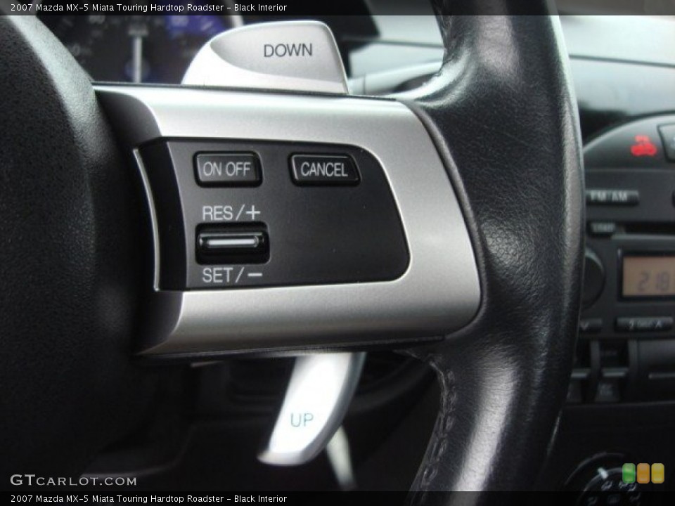 Black Interior Controls for the 2007 Mazda MX-5 Miata Touring Hardtop Roadster #61835550