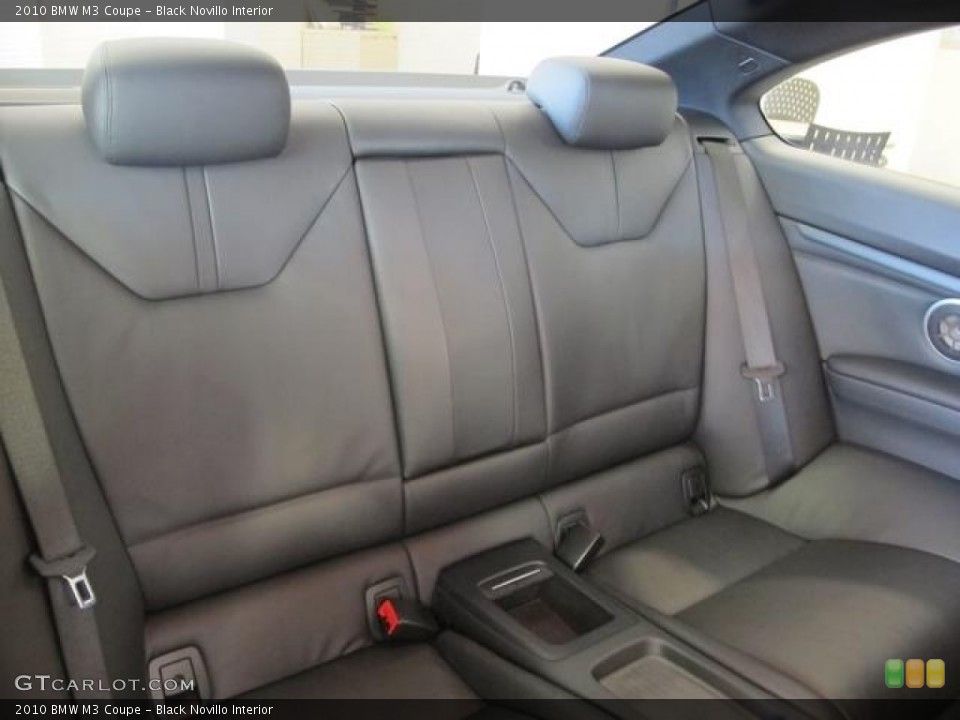 Black Novillo Interior Rear Seat for the 2010 BMW M3 Coupe #61836267