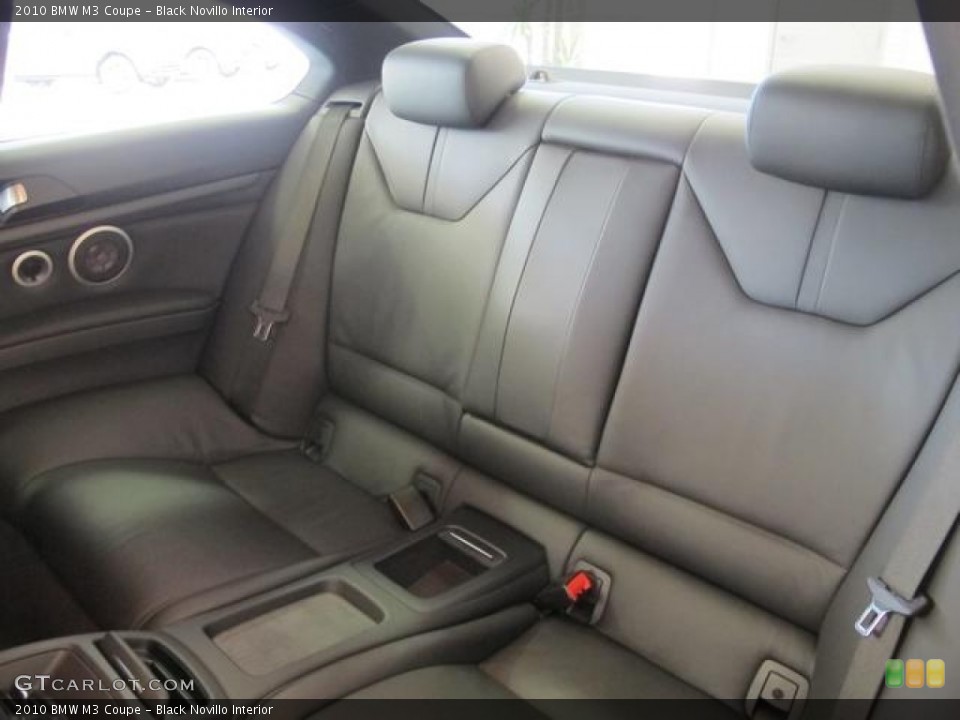 Black Novillo Interior Rear Seat for the 2010 BMW M3 Coupe #61836277