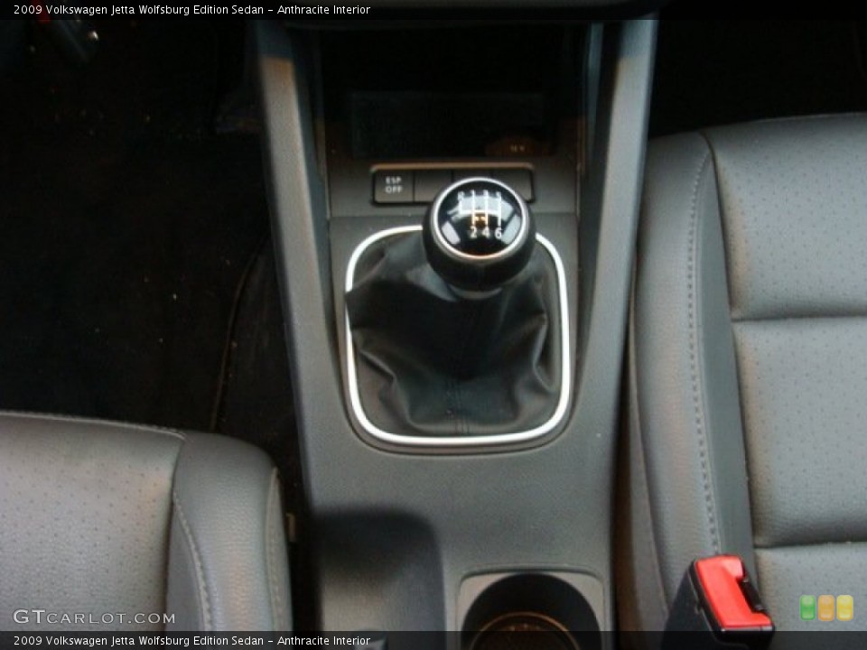 Anthracite Interior Transmission for the 2009 Volkswagen Jetta Wolfsburg Edition Sedan #61838718
