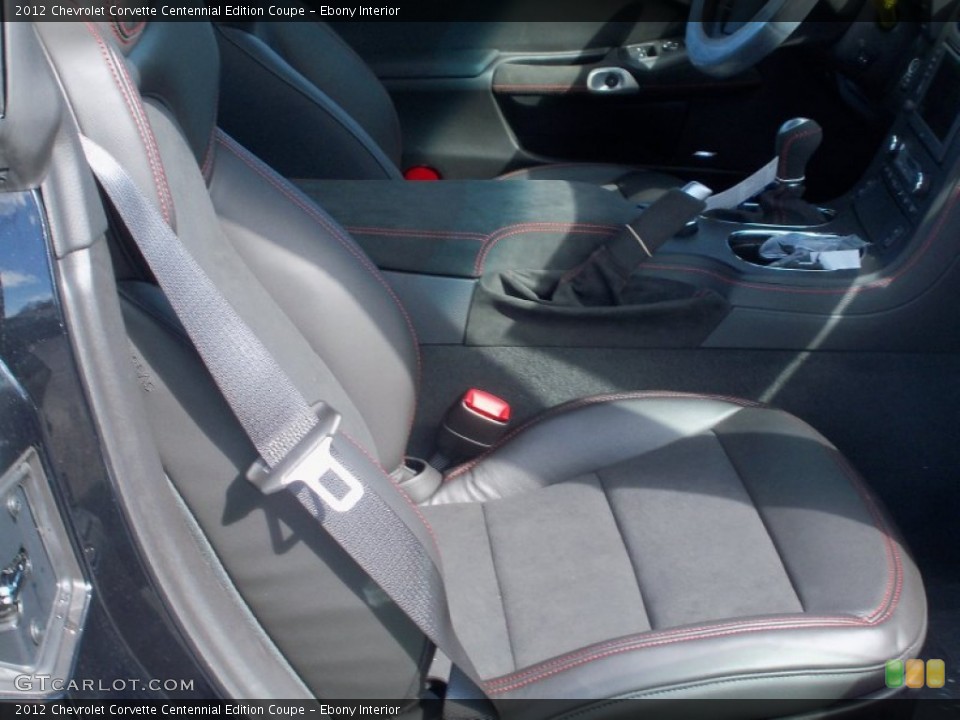 Ebony Interior Photo for the 2012 Chevrolet Corvette Centennial Edition Coupe #61839231