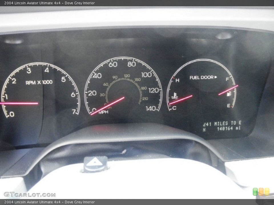 Dove Grey Interior Gauges for the 2004 Lincoln Aviator Ultimate 4x4 #61839345