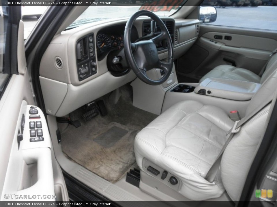 Graphite/Medium Gray Interior Prime Interior for the 2001 Chevrolet Tahoe LT 4x4 #61839525