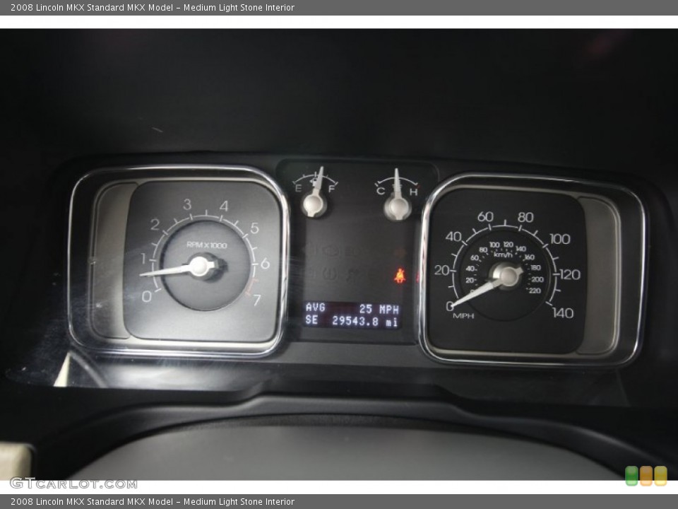Medium Light Stone Interior Gauges for the 2008 Lincoln MKX  #61839579