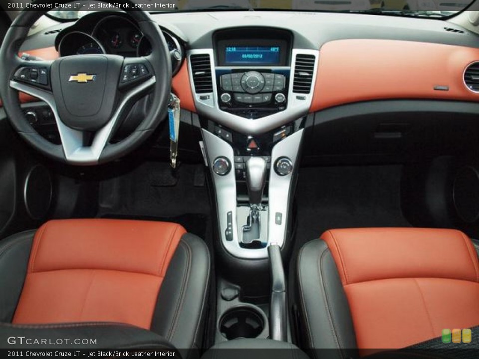 Jet Black/Brick Leather Interior Dashboard for the 2011 Chevrolet Cruze LT #61841155