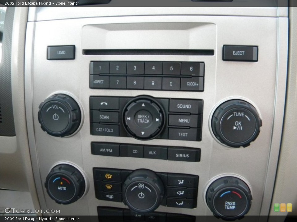 Stone Interior Controls for the 2009 Ford Escape Hybrid #61841625
