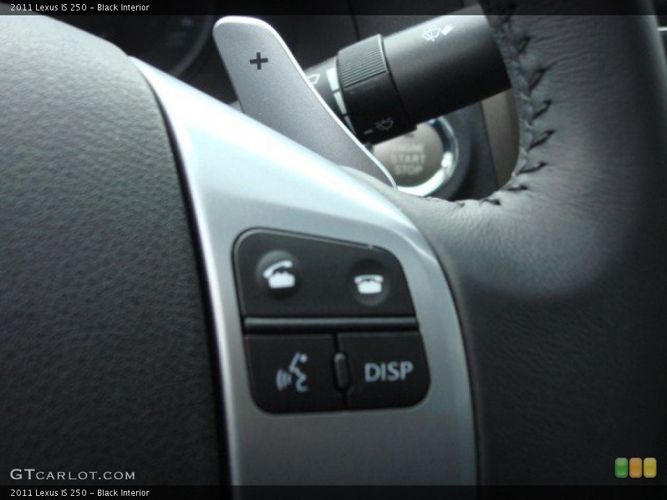 Black Interior Controls for the 2011 Lexus IS 250 #61842342