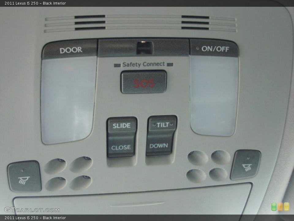 Black Interior Controls for the 2011 Lexus IS 250 #61842350