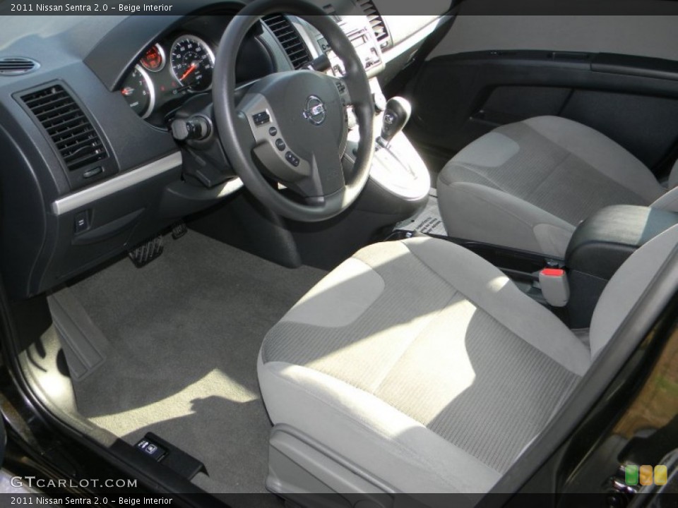 Beige 2011 Nissan Sentra Interiors