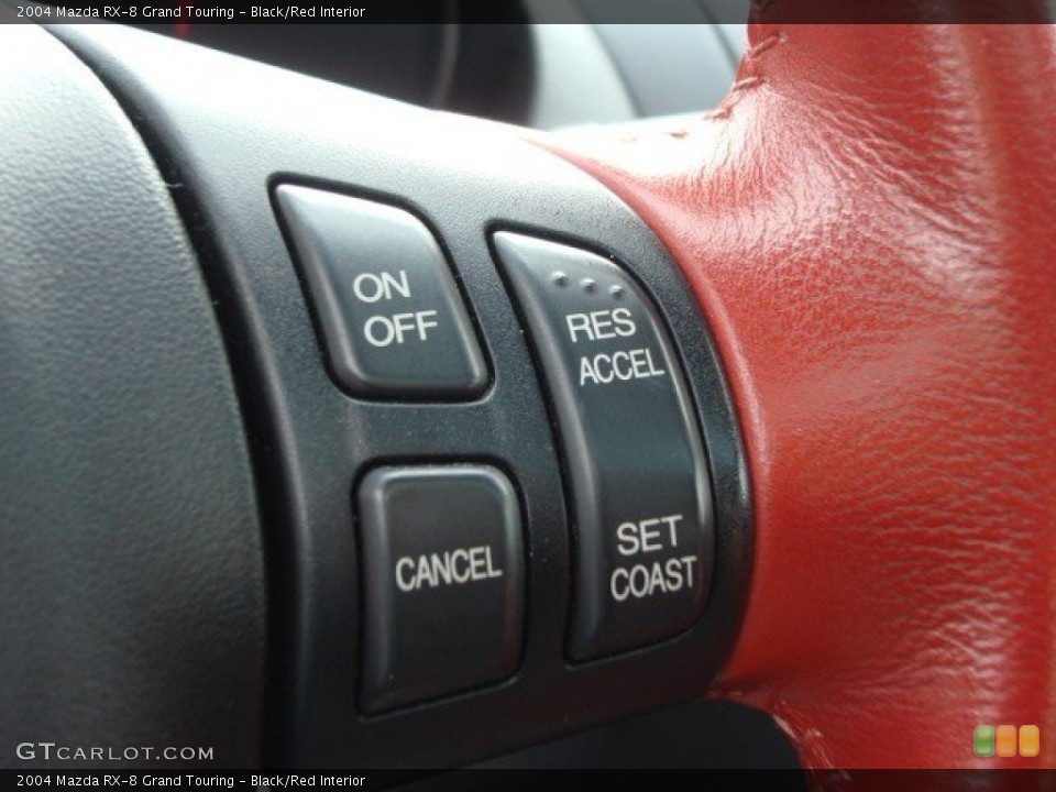 Black/Red Interior Controls for the 2004 Mazda RX-8 Grand Touring #61843259