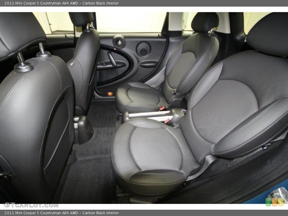 Carbon Black Interior Rear Seat for the 2011 Mini Cooper S Countryman All4 AWD #61843395